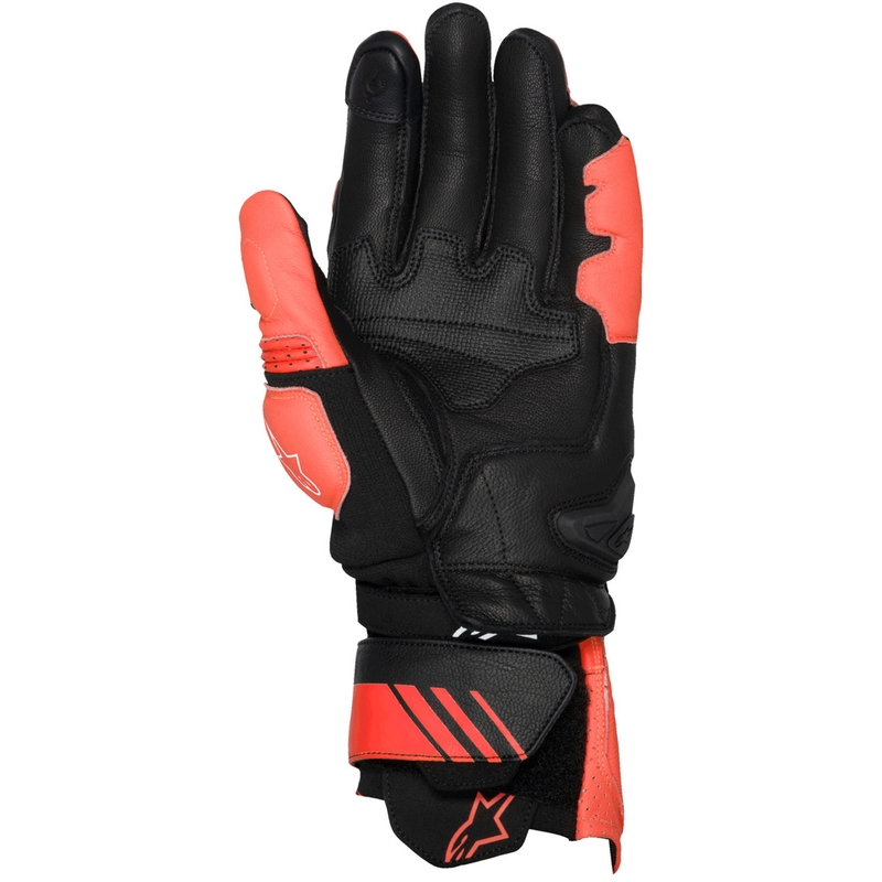 Alpinestars GP Plus R V3 Motorradhandschuhe rot-fluo rot-schwarz