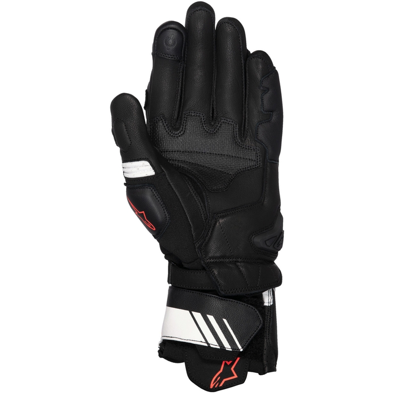 Alpinestars GP Plus R V3 Motorradhandschuhe schwarz-weiß-neonrot
