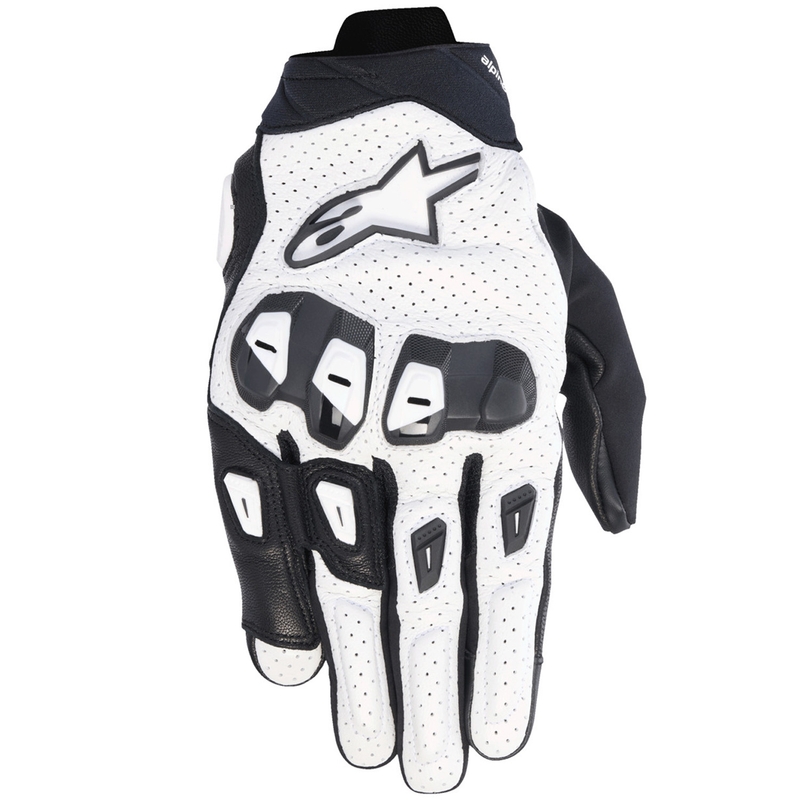 Alpinestars SP X 7 Motorradhandschuhe weiß-schwarz