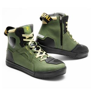 Rebelhorn Vandal II Motorradstiefel khaki-schwarz-orange