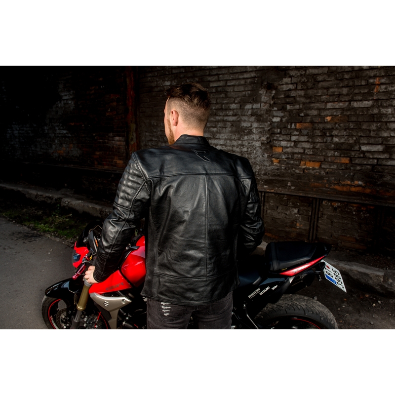 Street Racer Spirit Schwarze Motorradjacke