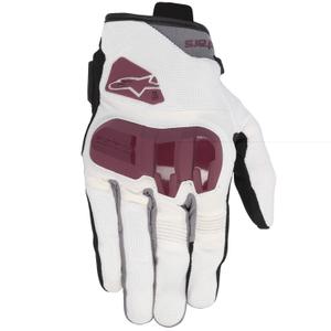 Alpinestars Chrom V2 Damen Motorradhandschuhe weiß offwhite-lila