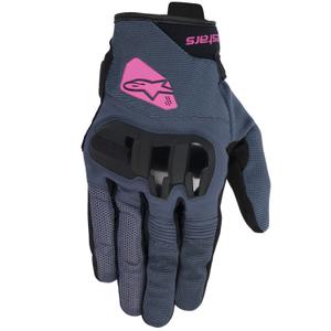 Motorradhandschuhe Alpinestars Chrom V2 Dunkelgrau-Schwarz-Lila Damen