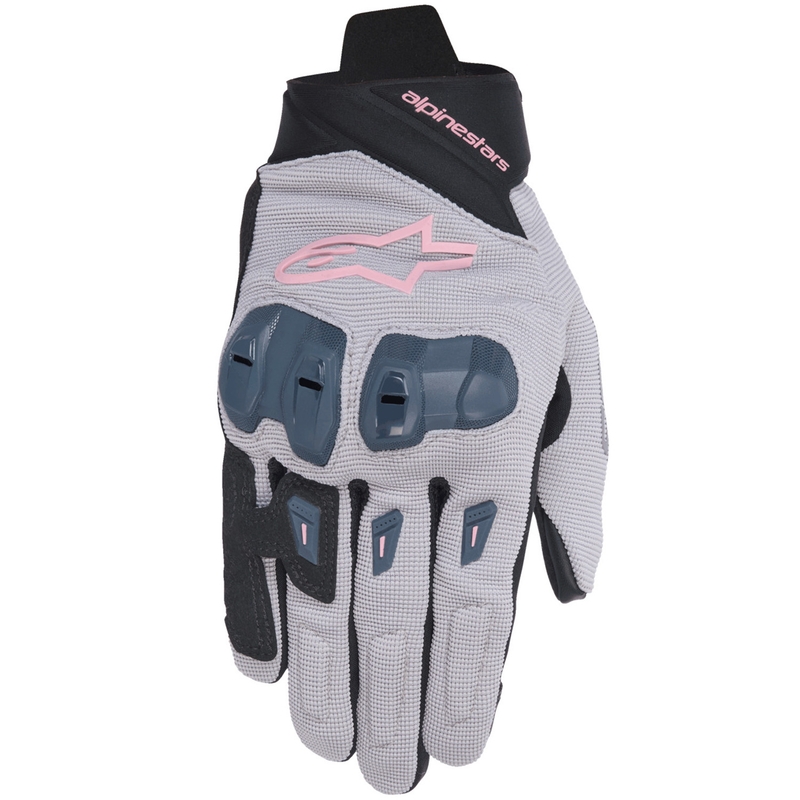 Alpinestars STELLA SP X 1 Damen Motorradhandschuhe grau-schwarz-dunkelgrau-pink