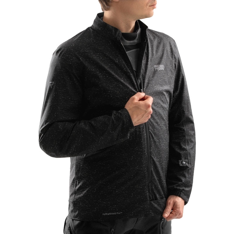 Rebelhorn Hardy 3.0 Motorradjacke anthrazit-grau-gelb