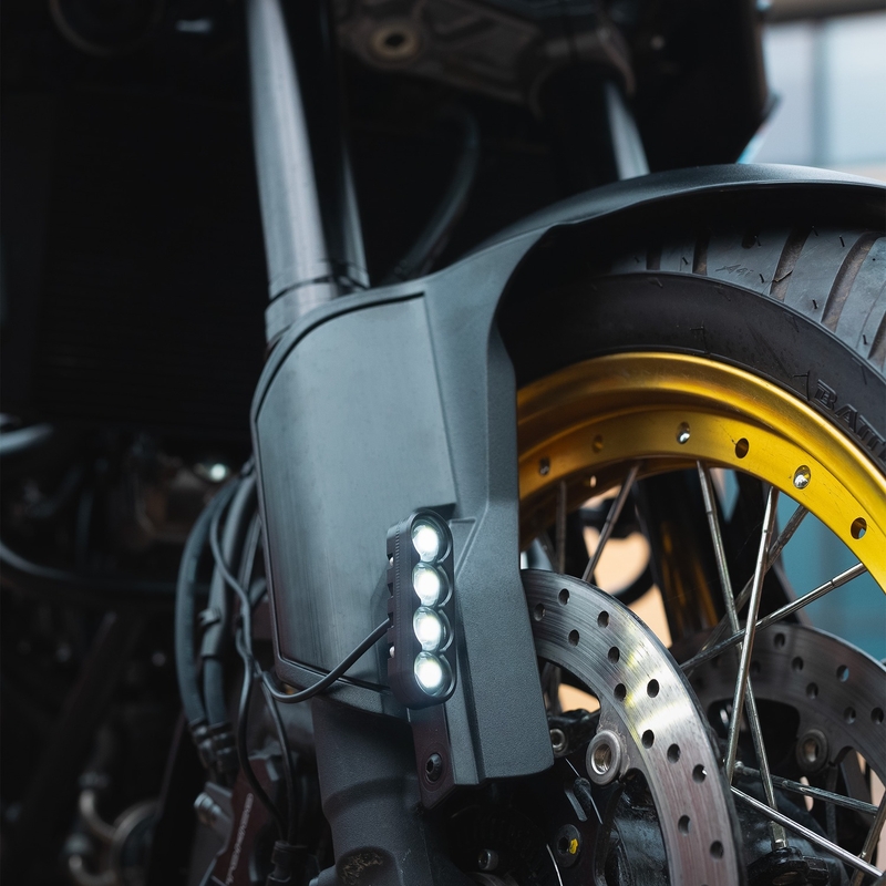 Zusatzscheinwerfer Oxford Strip Light Frontset schwarz