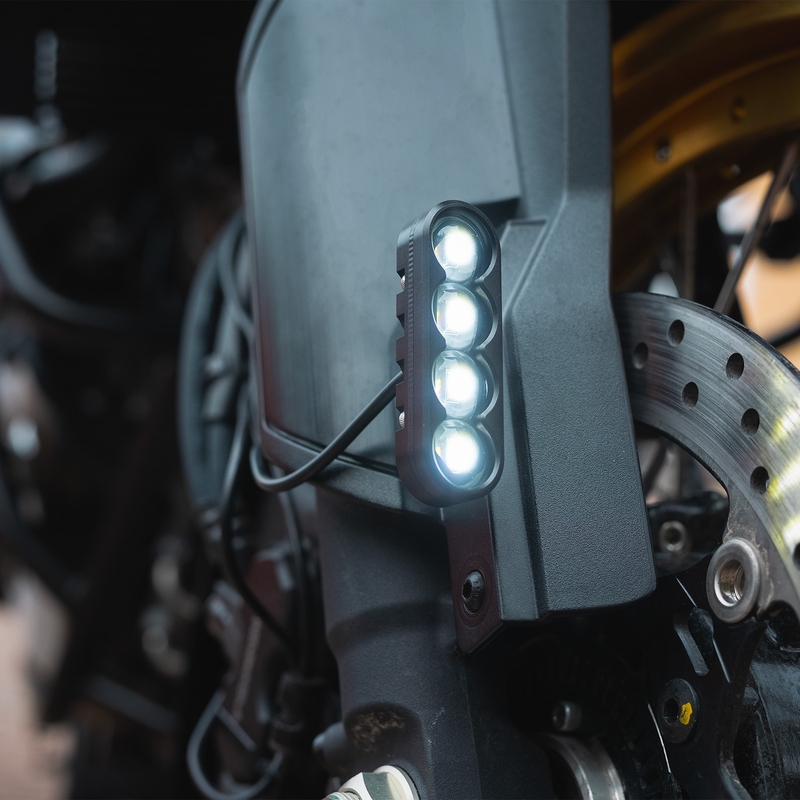 Zusatzscheinwerfer Oxford Strip Light Frontset schwarz