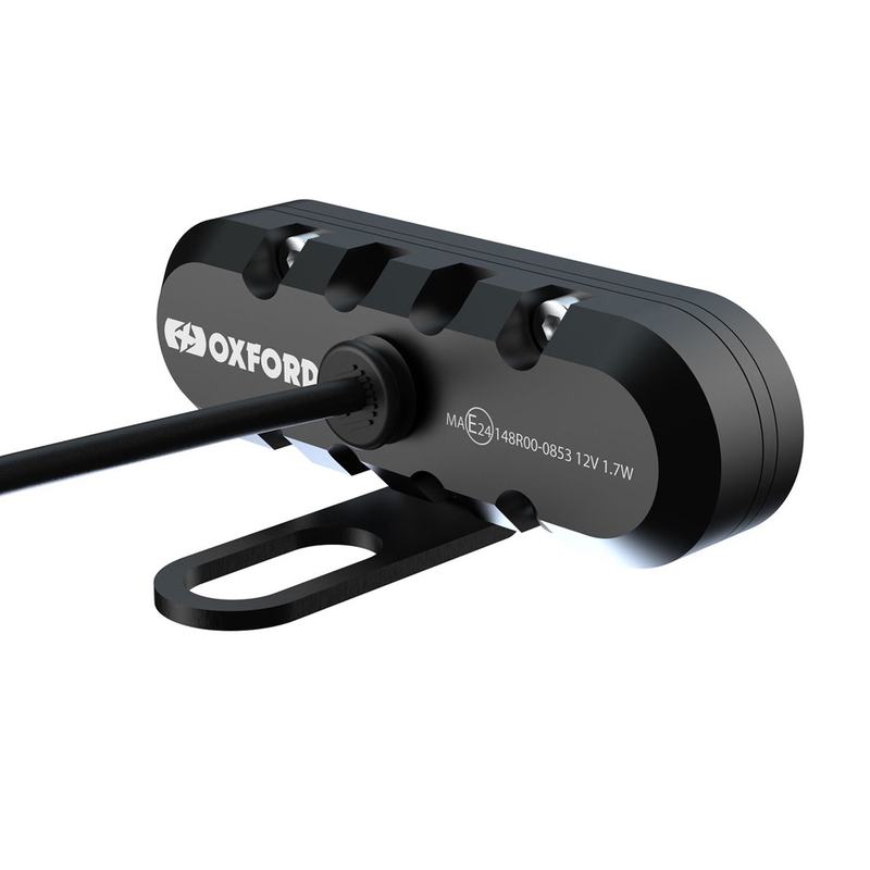 Zusatzscheinwerfer Oxford Strip Light Frontset schwarz