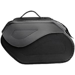 Leder Motorradtaschen RSA S221 mit Schloss schwarz