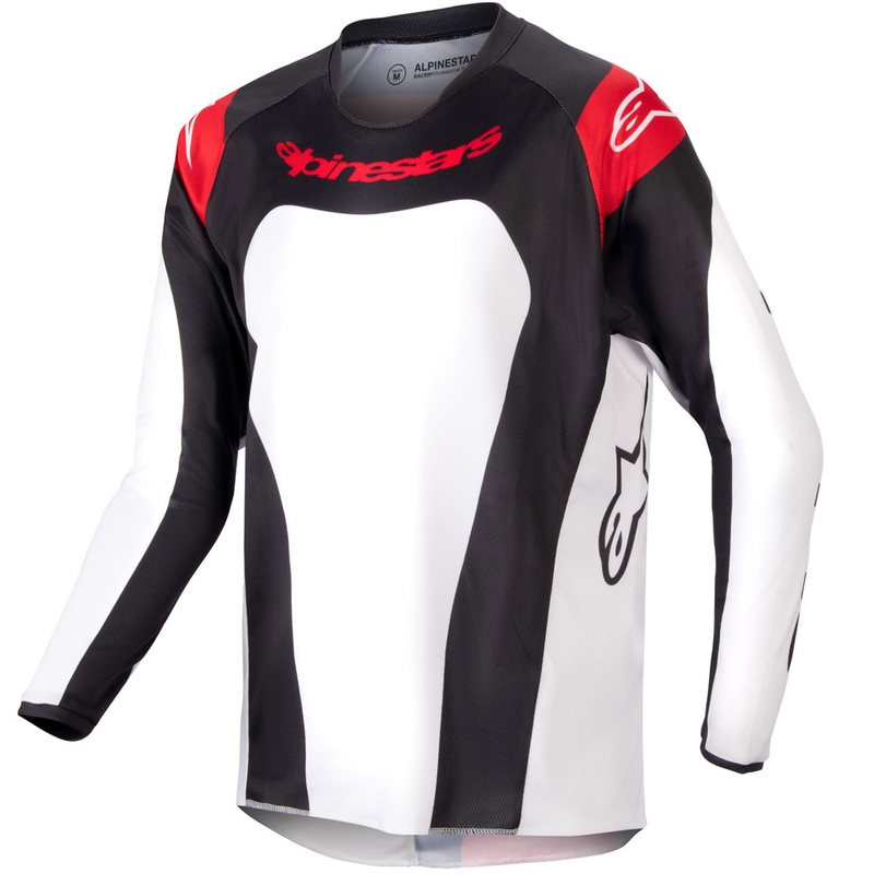 Alpinestars Racer Ocuri Kinder Motocross Trikot rot-weiß-schwarz