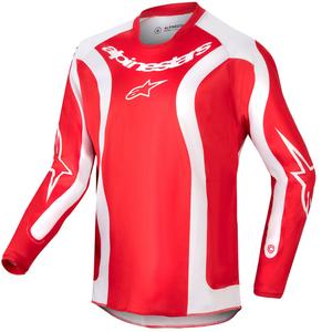 Kinder Motocross Jersey Alpinestars Racer Lurv 2024 rot und weiß