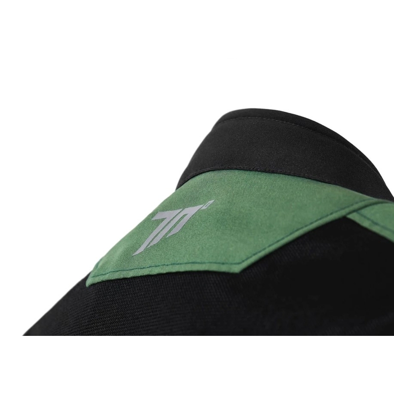 Seventy Degrees SD-JT66 Sahara Khaki Red Motorradjacke