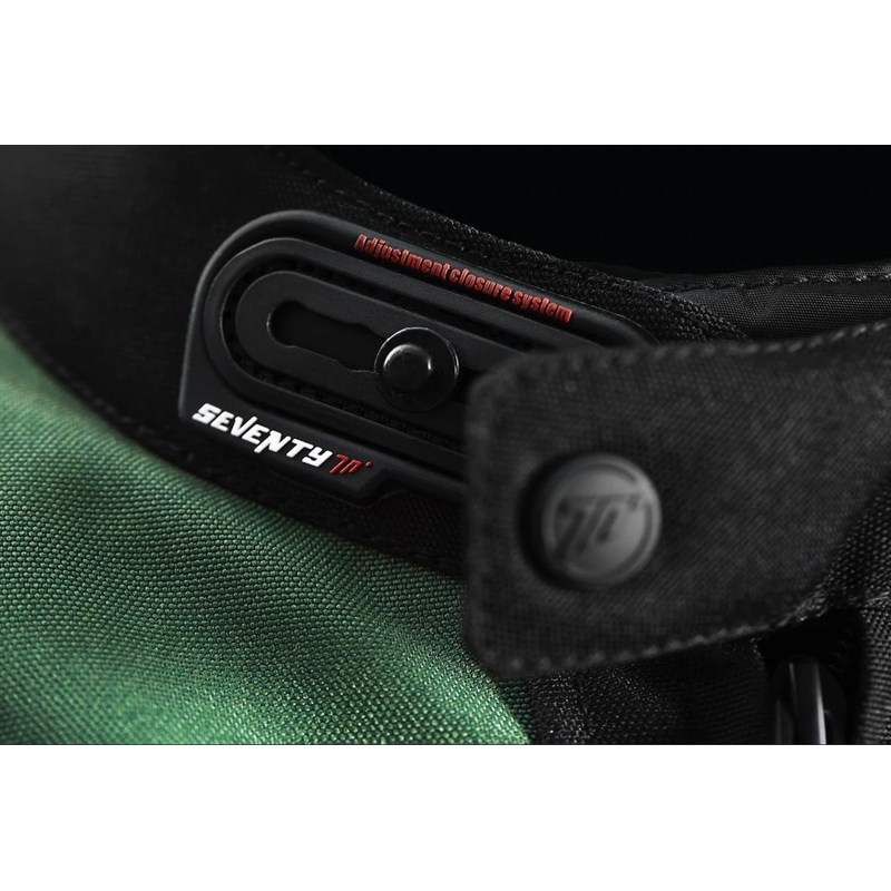 Seventy Degrees SD-JT66 Sahara Khaki Red Motorradjacke