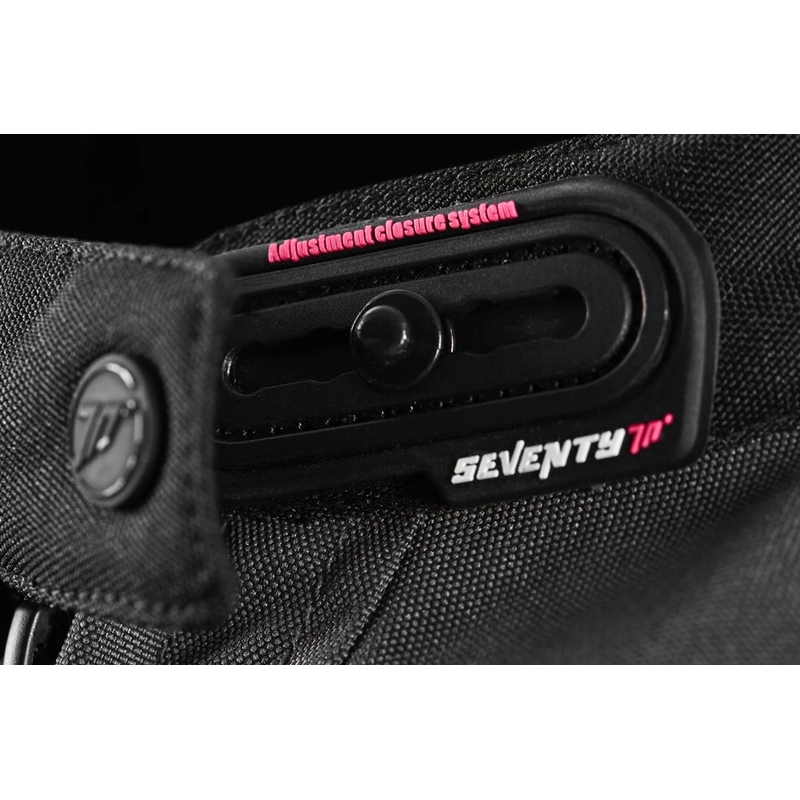 Damen Motorradjacke Seventy Degrees SD-JT68 Sahara grau-pink