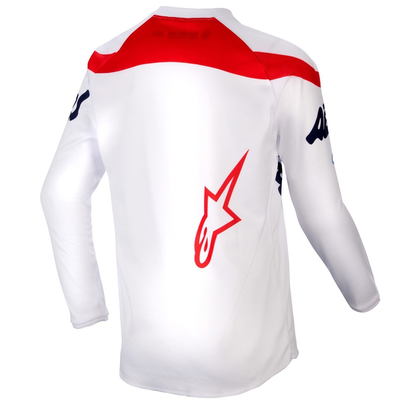 Alpinestars Racer Hana Kinder Motocross Jersey weiß-bunt