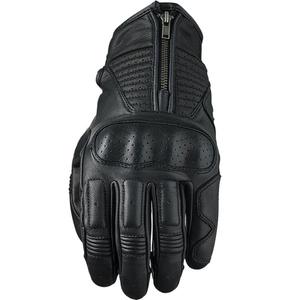 Leder-Motorradhandschuhe FIVE Kansas schwarz