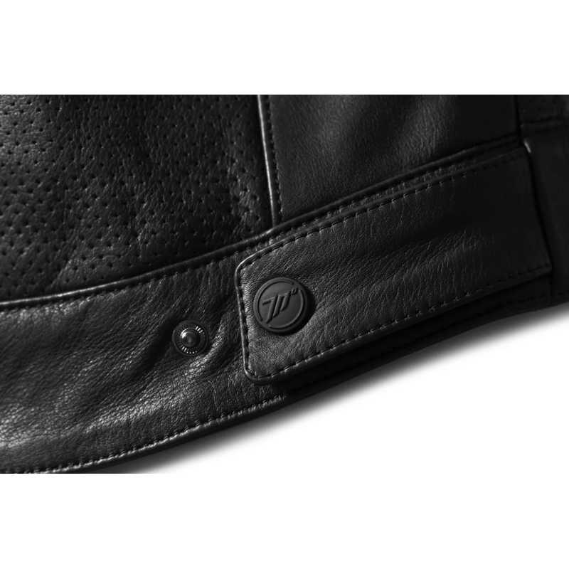 Seventy Degrees SD-JL4 Legend Classic Leder-Motorradjacke Schwarz