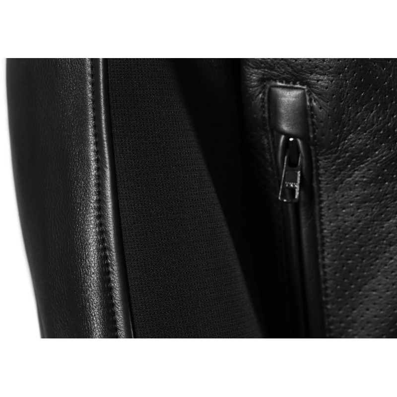 Seventy Degrees SD-JL4 Legend Classic Leder-Motorradjacke Schwarz