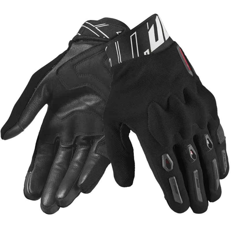 Seventy Degrees SD-N66 Fullgas Motorradhandschuhe Schwarz-Rot-Weiß