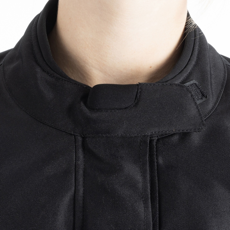 Oxford Spartan Long WP Damen Motorradjacke Schwarz