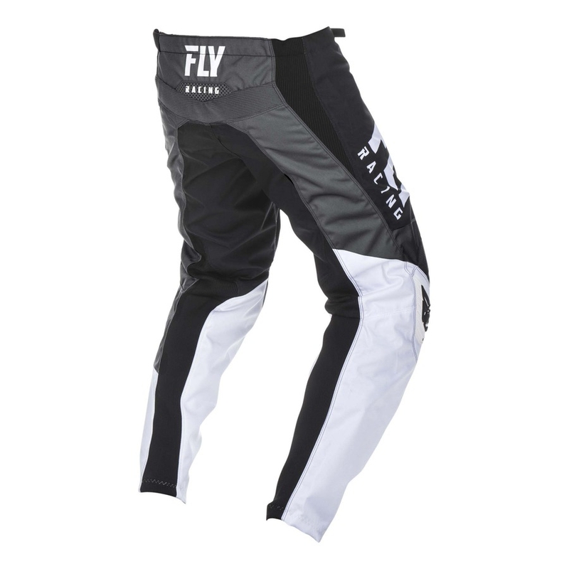Motocross-Hose FLY Racing F-16 2019 - USA schwarz-weiß-grau sale Ausverkauf