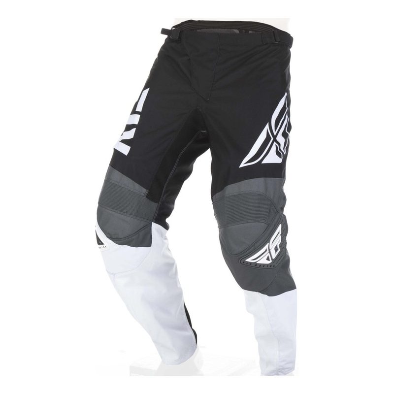 Motocross-Hose FLY Racing F-16 2019 - USA schwarz-weiß-grau sale Ausverkauf