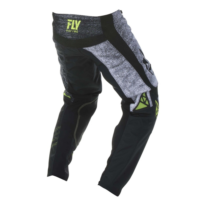 Motocross-Hose FLY Racing Kinetic NOIZ 2019 - USA schwarz-fluo gelb
