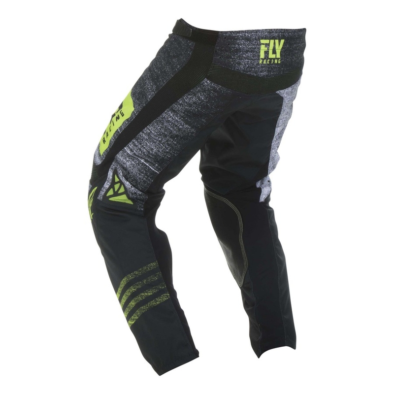 Motocross-Hose FLY Racing Kinetic NOIZ 2019 - USA schwarz-fluo gelb