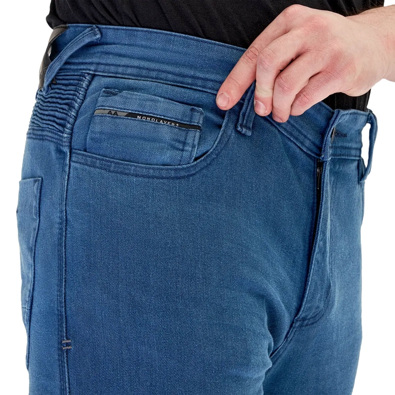 Shima Zenith blaue Motorradjeans