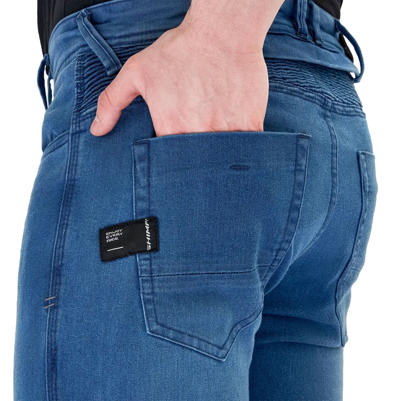 Shima Zenith blaue Motorradjeans