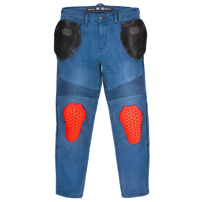 Shima Zenith blaue Motorradjeans