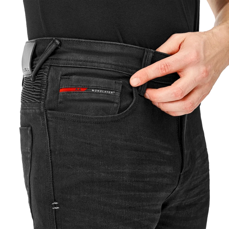 Shima Zenith Extended Motorradhose Schwarz