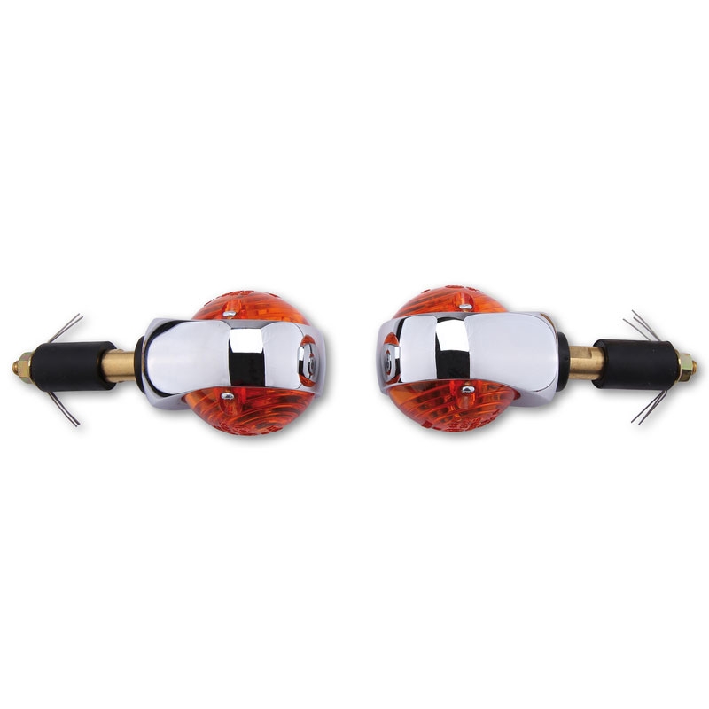 Motorradblinker Highsider Smart Chrom