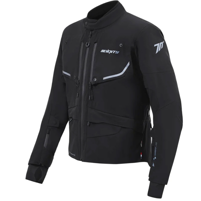 Seventy Degrees SD-JT45 Expedition Motorradjacke Schwarz