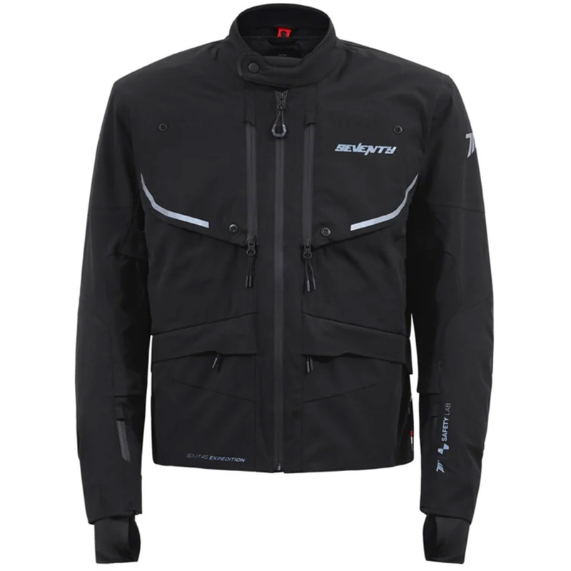 Damen Motorradjacke Seventy Degrees SD-JT47 Expedition schwarz