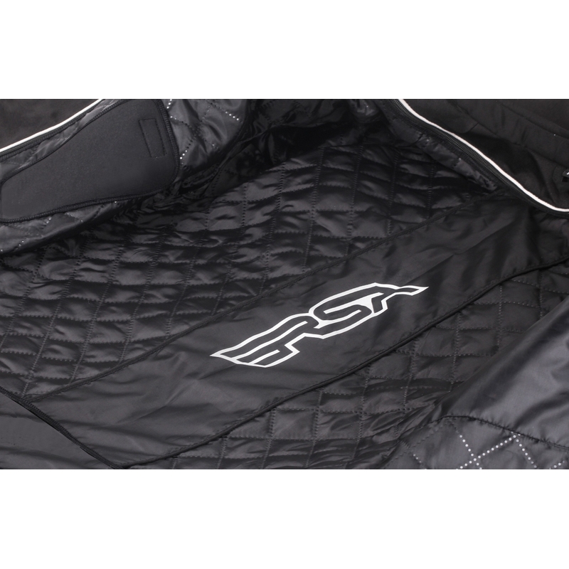 Motorradjacke RSA Desert schwarz-grau-fluo gelb Ausverkauf