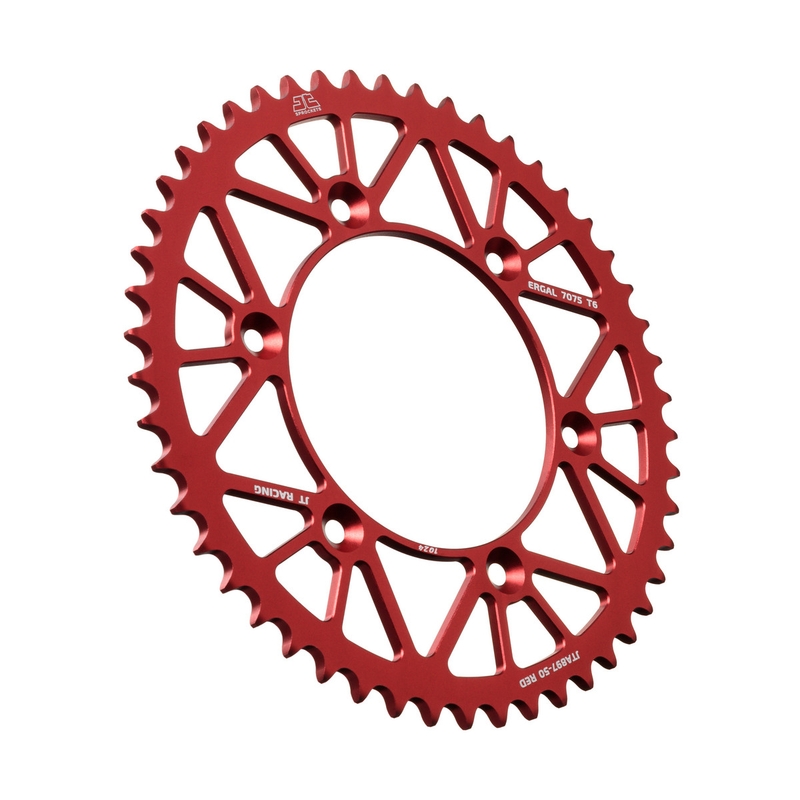 Aluminium-Ketten Rad JT 52T, 520 rot