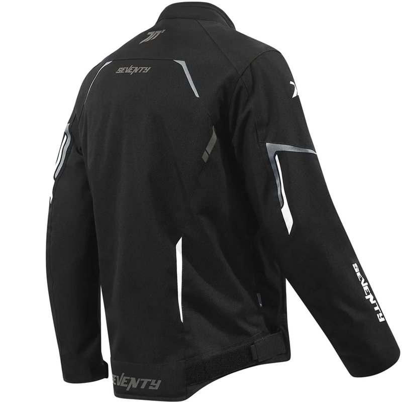 Seventy Degrees SD-JR65 Piston Motorradjacke schwarz-grau-weiß