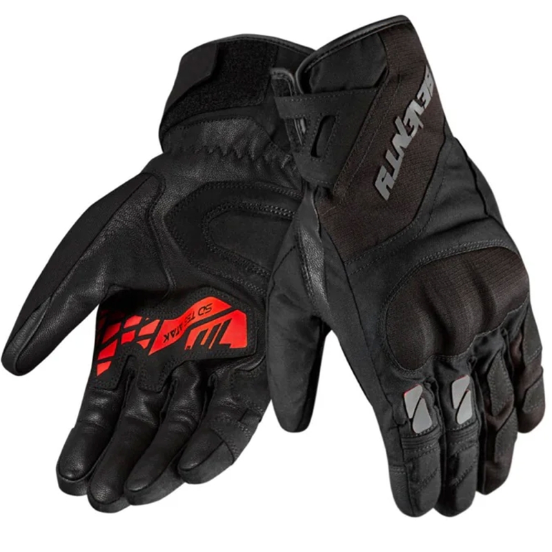 Seventy Degrees SD-T55 Atak Motorradhandschuhe schwarz-rot