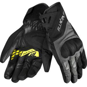Motorradhandschuhe Seventy Degrees SD-T55 Atak schwarz-fluo gelb