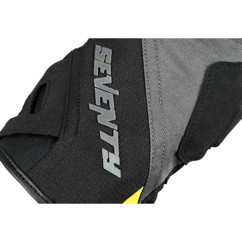 Motorradhandschuhe Seventy Degrees SD-T55 Atak schwarz-fluo gelb