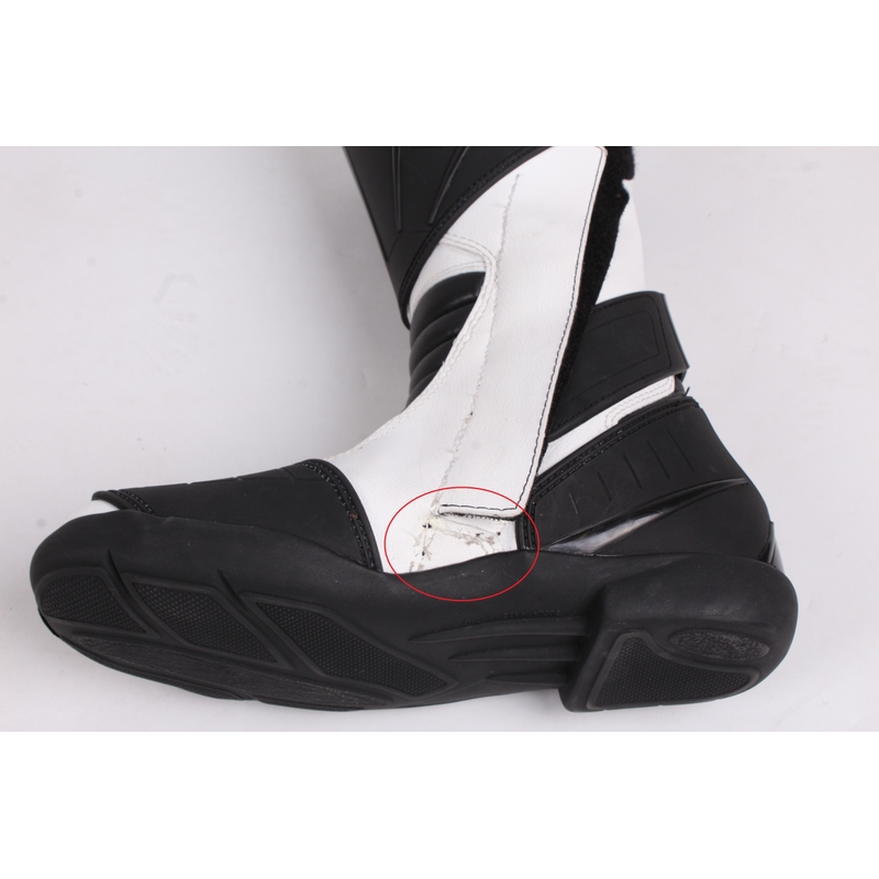 Motorradstiefel RSA Evo schwarz und weiß - Qualität II