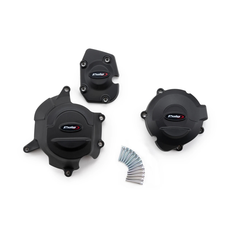 Engine protective covers PUIG schwarz