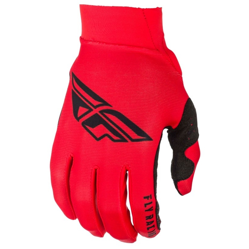 Motocross Handschuhe FLY Racing PRO LITE 2019 - USA rot und schwarz Ausverkauf