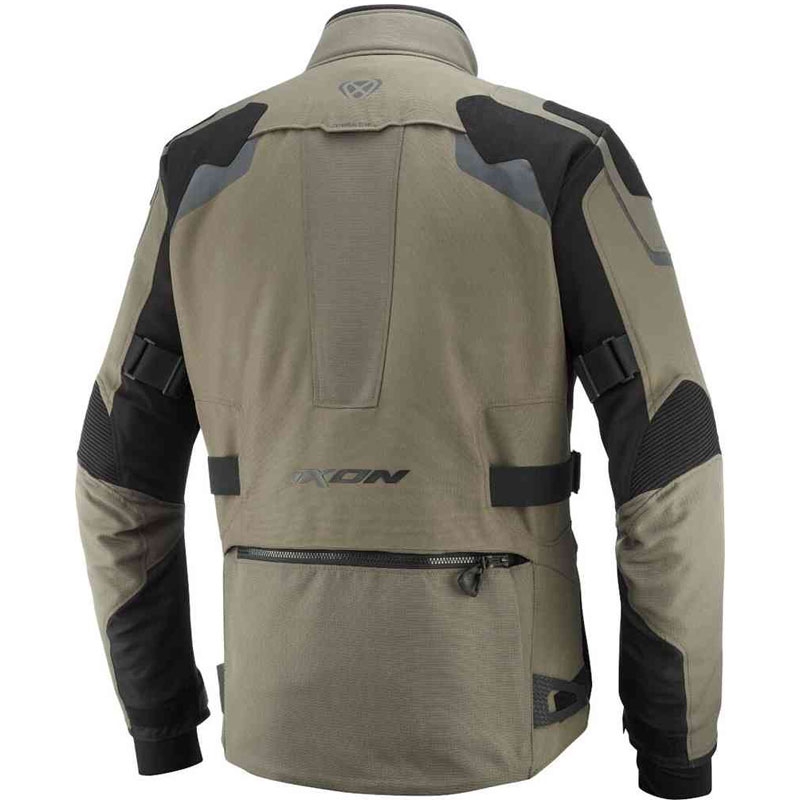 Motorradjacke IXON Odin khaki-schwarz