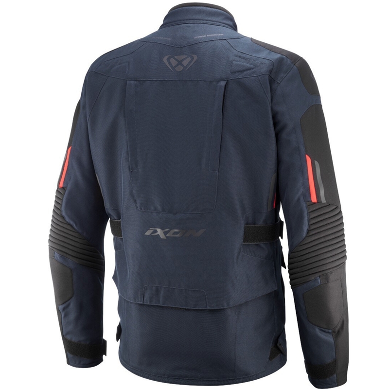 Motorradjacke IXON Midgard blau-fluorot