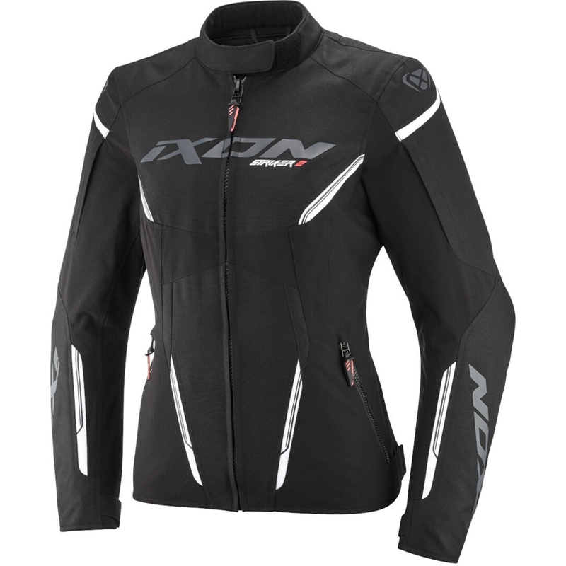 Damen Motorradjacke IXON Striker 2 Lady schwarz-weiß