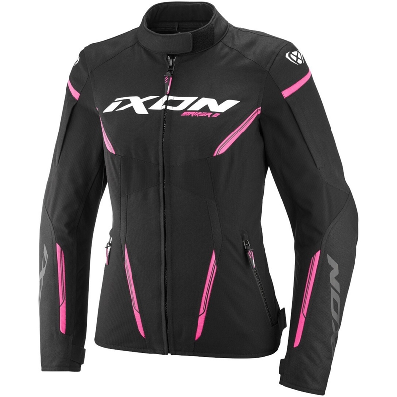 Damen Motorradjacke IXON Striker 2 Lady schwarz und rosa