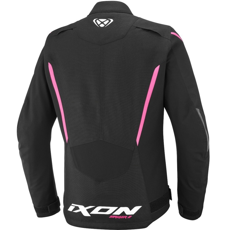Damen Motorradjacke IXON Striker 2 Lady schwarz und rosa