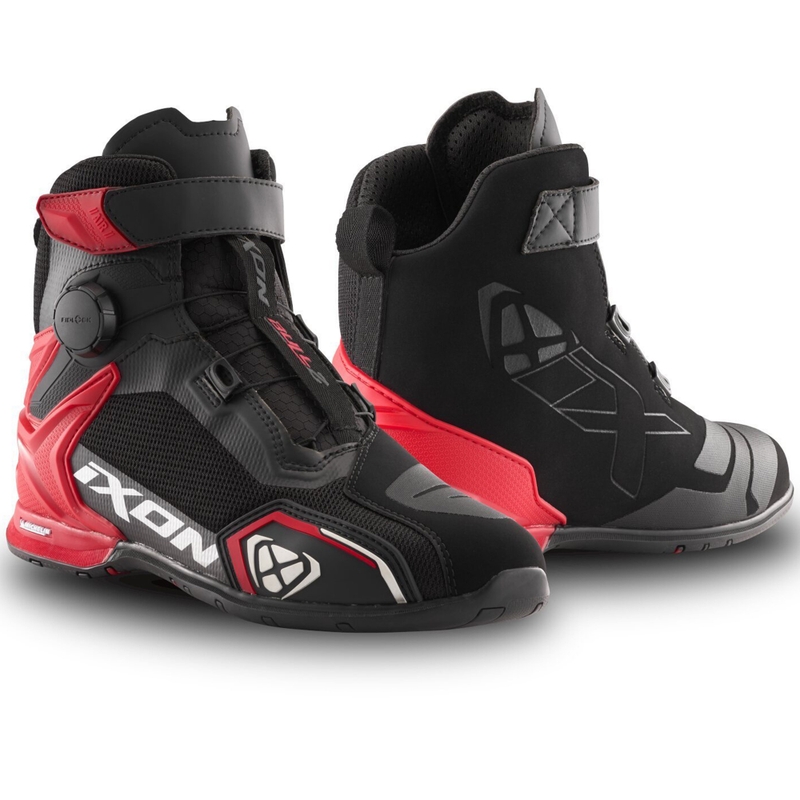 IXON Bull 2 Air schwarz-weiß-rot Motorradstiefel